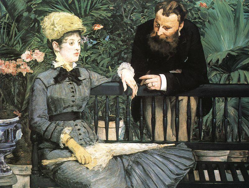 Edouard Manet In the Conservatory Norge oil painting art
